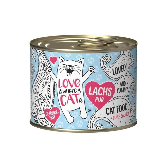 Love Is Where A Cat Is®  Salmon - Wet Cat Food - 190g