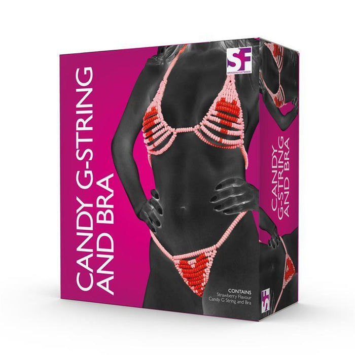 Lovers Candy Set The Tanga Y Sujetador De Cramelos