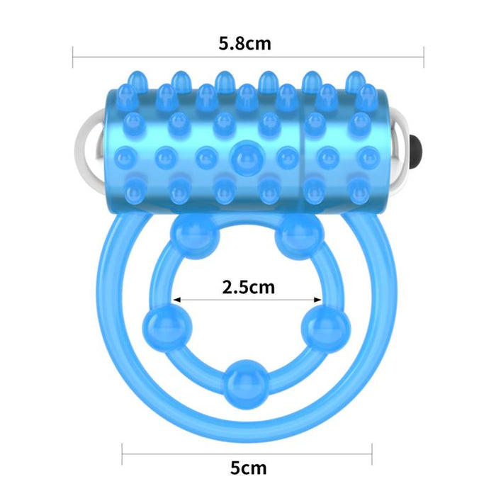 Lumino Play Anillo Vibrador Luz Azul