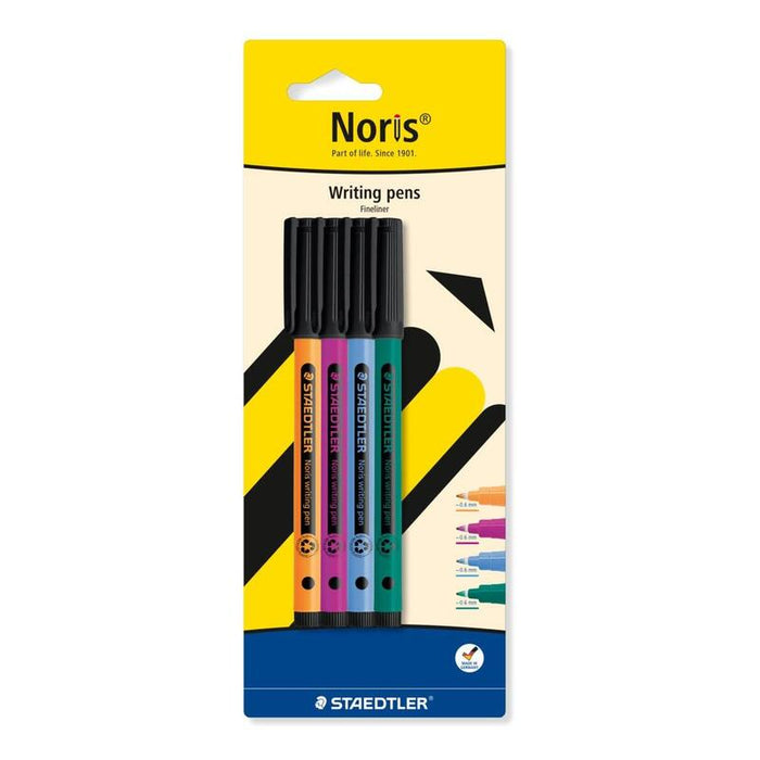 Maedtler Fineliner Noris Writing Pen, 4m Bk