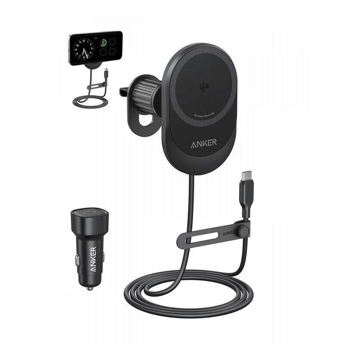 Maggo Magnetic Wireless Car Charger 15w, Negro