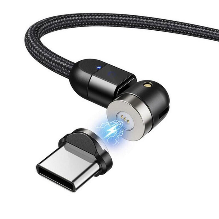 Magnetyczny Kabel Usb C 2m Katowy Mce475