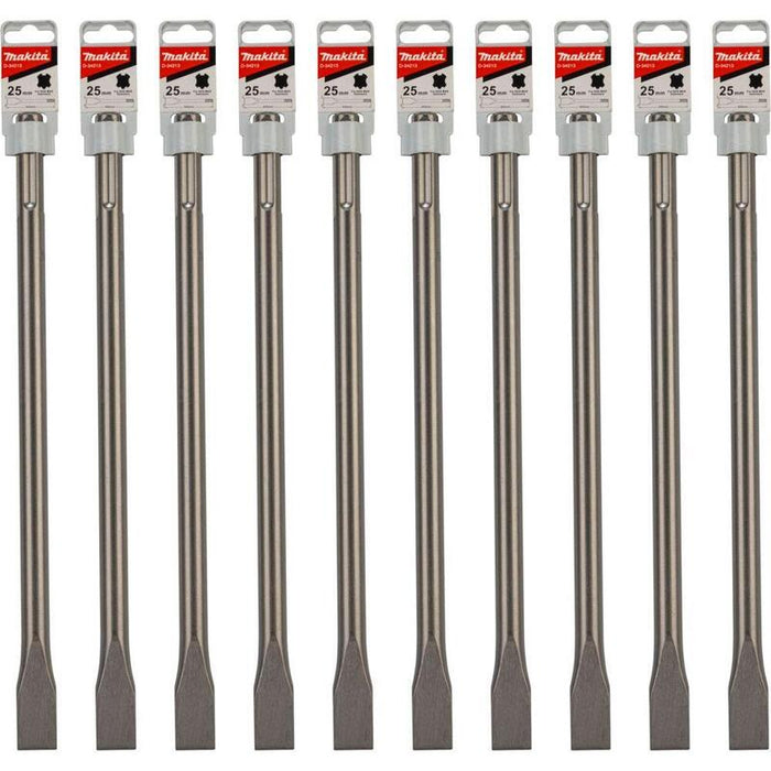 Makita Flachmeissel 10er Pack Sds-Max 25x400mm