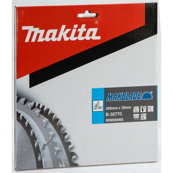 Makita Makblade Sägeblatt 260x30x40z