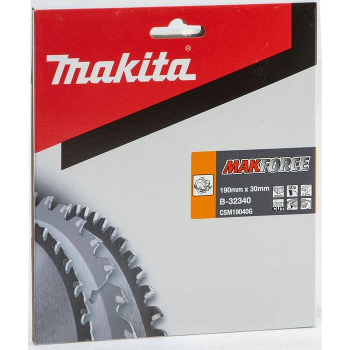 Makita Makforce Sägeblatt 190x30x40z