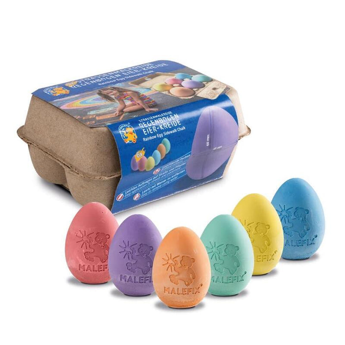 Malefix Strassenmalkreide 6er Paquete Eier