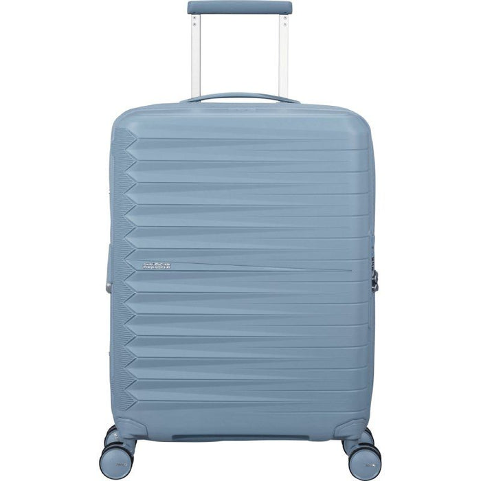 Maleta De Cabina American Tourister Fastforward Spinner Expansible 55cm 55x40x23cm 4 Ruedas Azul