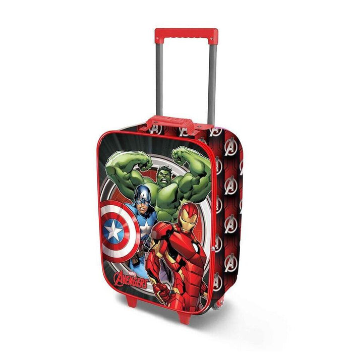 Maleta Trolley 3d Almighty Los Vengadores Avengers Marvel 52cm