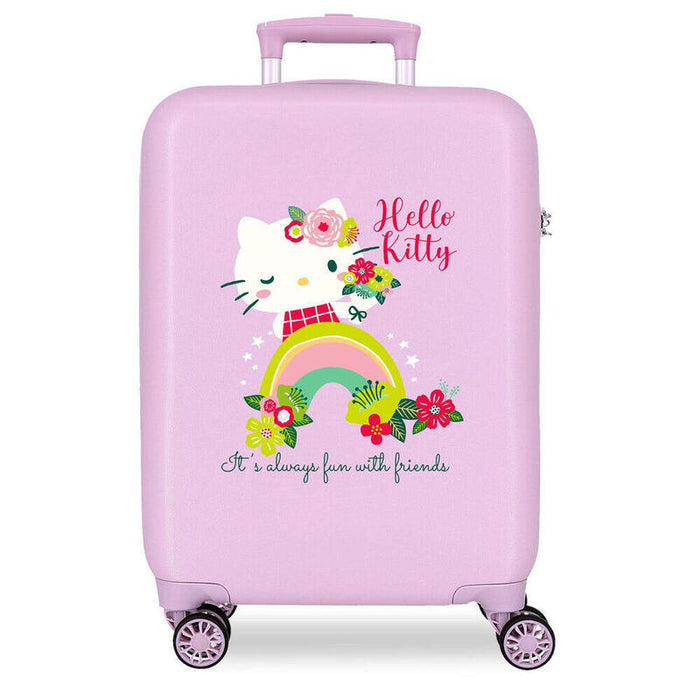 Maleta Trolley Abs Always Fun With Friends Hello Kitty 55cm