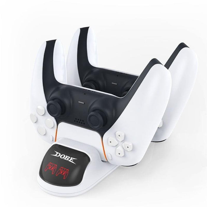 Mandos Dobe Tp5-0506 Para Ps5  Base De Carga Blanco