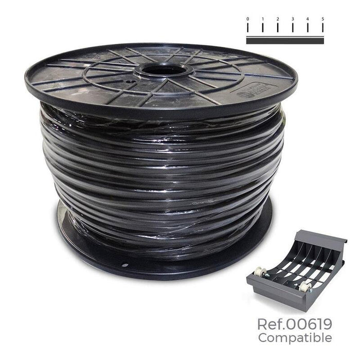 Manguera Tubular Vv-K06/1kv 3 G 1,50 Mm² Negra, 200 M. (Bobina Grande)