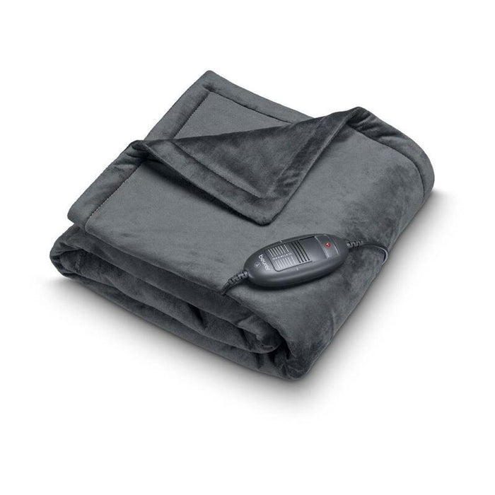 Manta  Beurer Eléctrica Hd 74 Cosy Limited Edition, Manta Eléctrica Negra, 150 X 130 Cm 40010