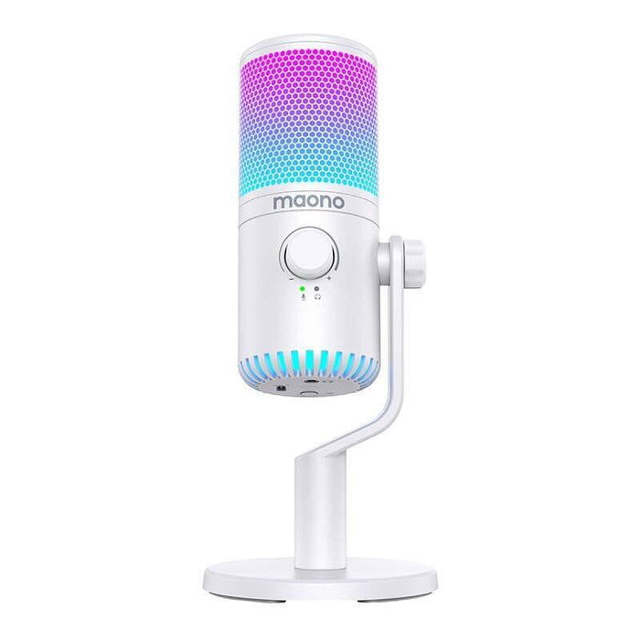 Maono Dm30rgb Rgb Blanco Micrófono Usb Para Grabación Y Transmisión En Pc