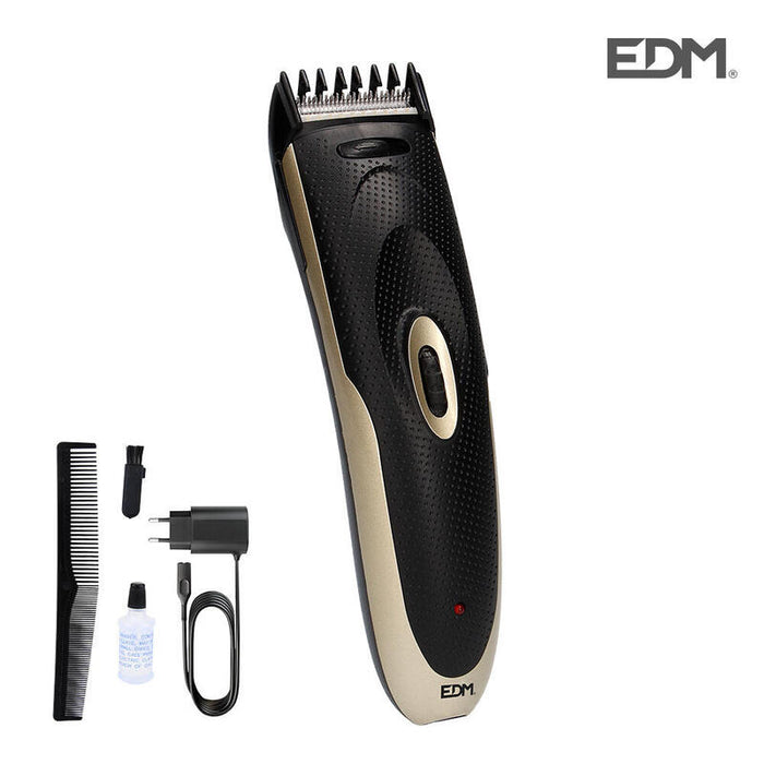 Maquina Corta Cabellos Recargable 10w 4,5x18x4,2cm Edm