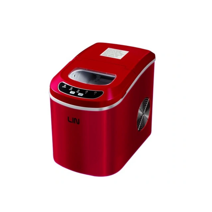 Máquina De Hacer Cubitos De Hielo Portátil Lin Ice Pro-R12 Rojo