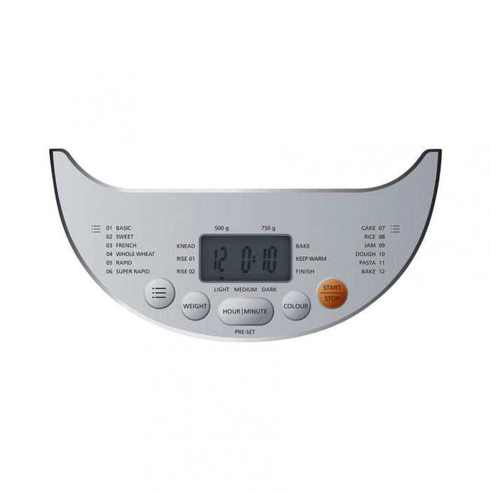 Máquina Para Hacer Pan Steba Bm 3 (Blanco/Plateado, 600 Vatios, Para Panes De Hasta 750 G)