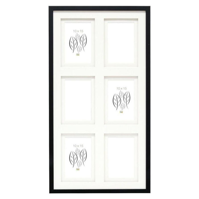 Marco Deknudt S65kk2 Negro 6x10x15 Galería Madera Doble Passepartout