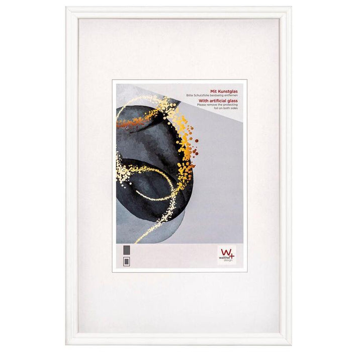 Marco Walther Select Vidrio Artístico De Madera Blanco 13x18 Hsx318w