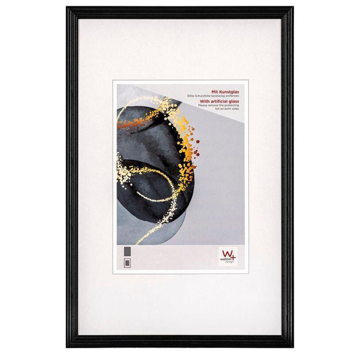 Marco Walther Select Vidrio Artístico De Madera Negro 13x18 Hsx318b