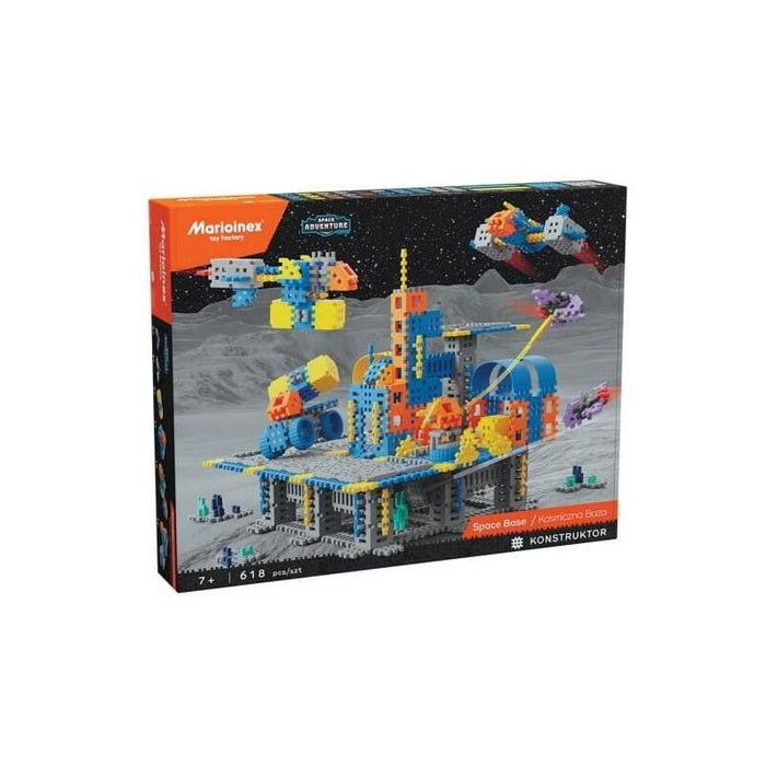 Marioinex Bloques Mini Waffle Base Espacial, 618 Piezas
