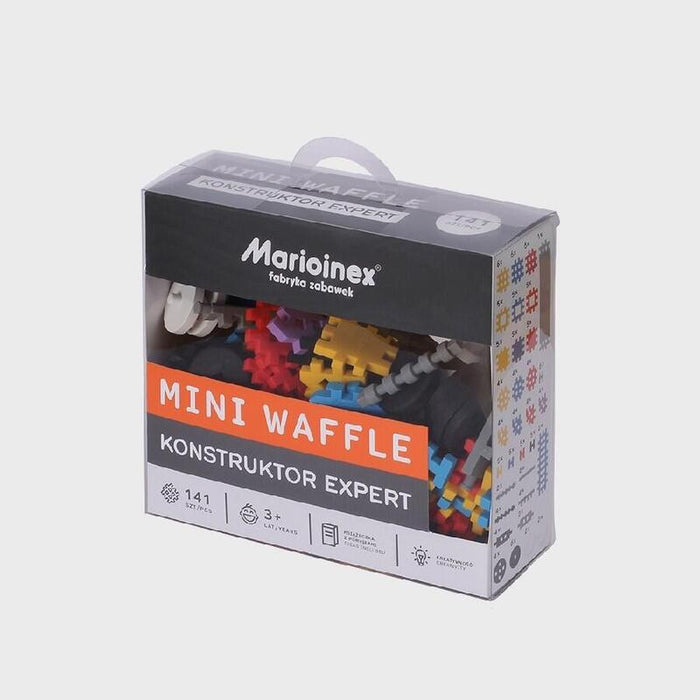 Marioinex Bloques Mini Waffle Constructor Expert, 141 Piezas