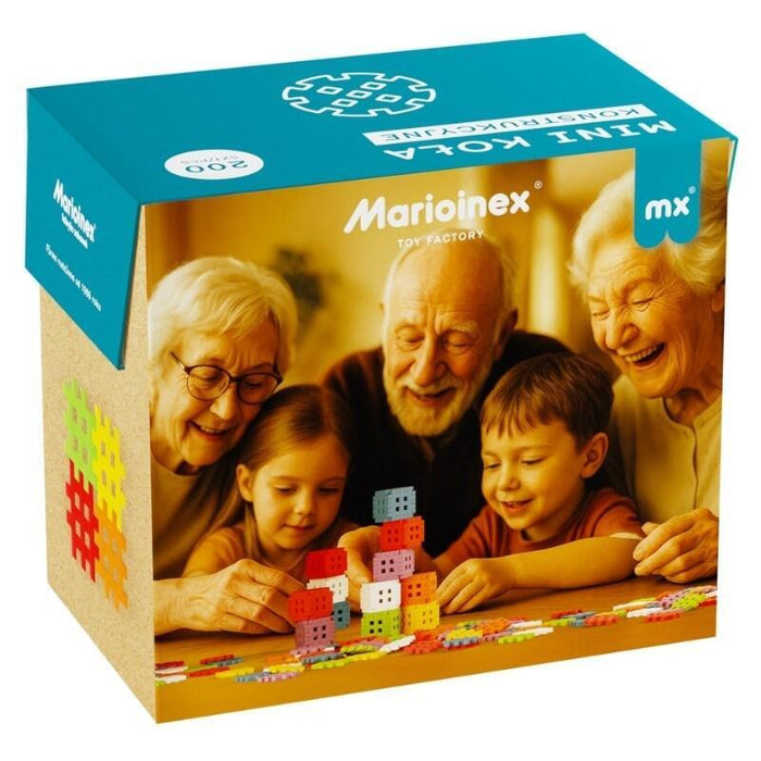 Marioinex Bloques Mini Waffle Set Senior, 200 Piezas
