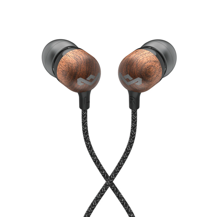 Marley Smile Jamaica Usb-C Wired Earbuds, In-Ear, Signature Black