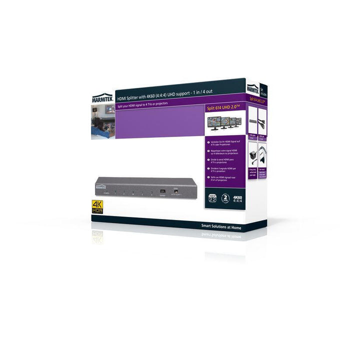 Marmitek Split 614 Uhd 2.0 Hdmi Splitter 1 In/4 Out