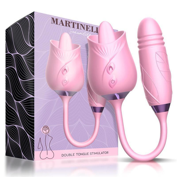 Martinella Lengua Estimuladora Clítoris Y Huevo Con Thrusting