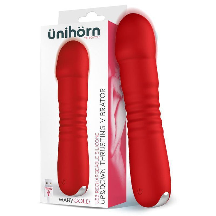 Marygold Estimulador Con Movimiento Thrusting Up & Down  Usb Silicona