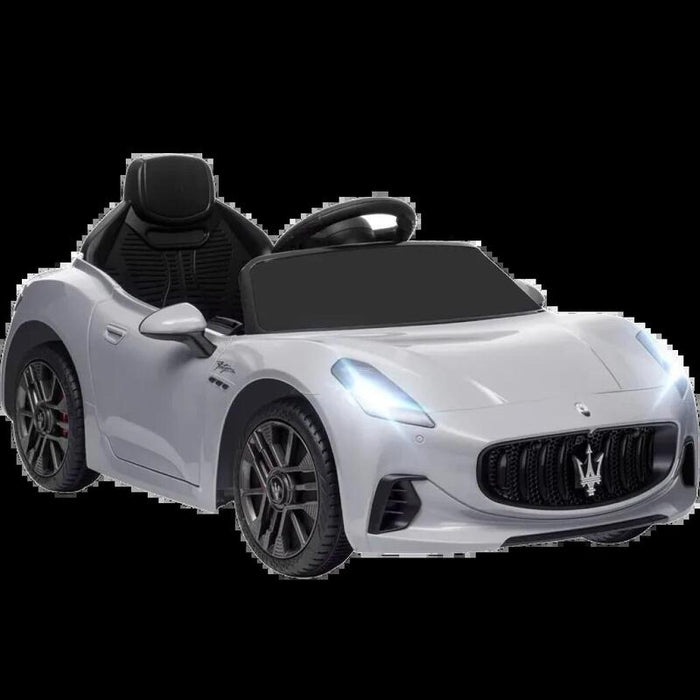 Maserati Granturismo Folgore 12v Gris - Coche Eléctrico Para Niños
