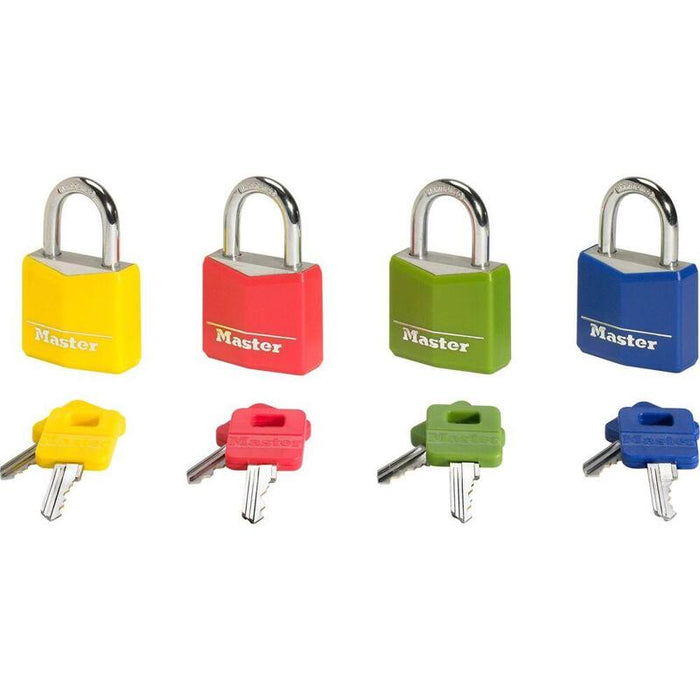 Master Lock 4-Stift-Zyl. 30mm Bügel Aus Stahl 9131eurdcol