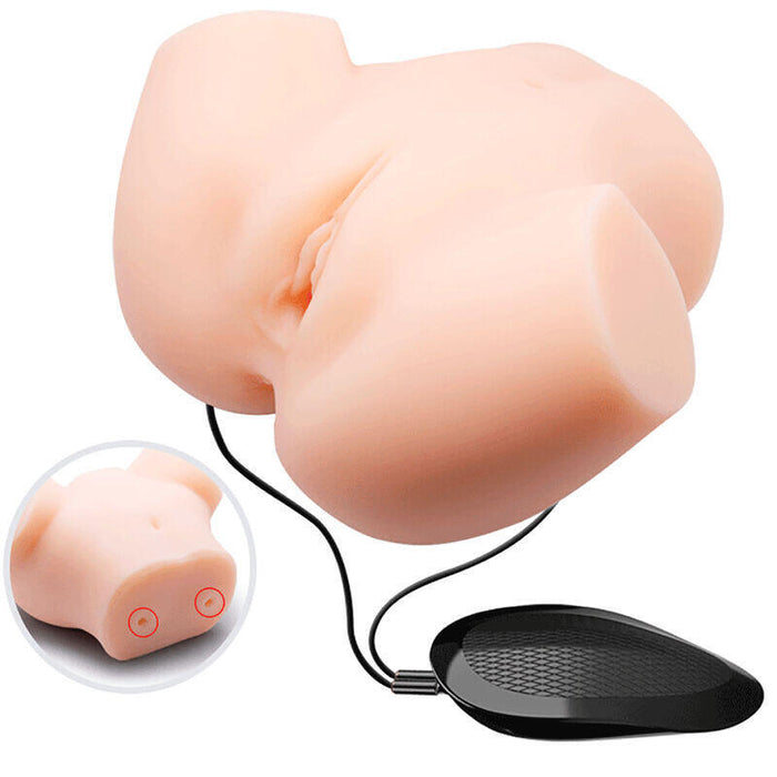Masturbador Crazy Bull  Vagina Y Ano Realisticos Doble Vibracion
