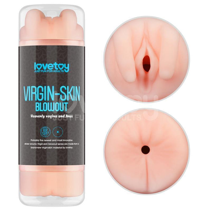Masturbador Masculino Virgin-Skin Vagina Y Ano