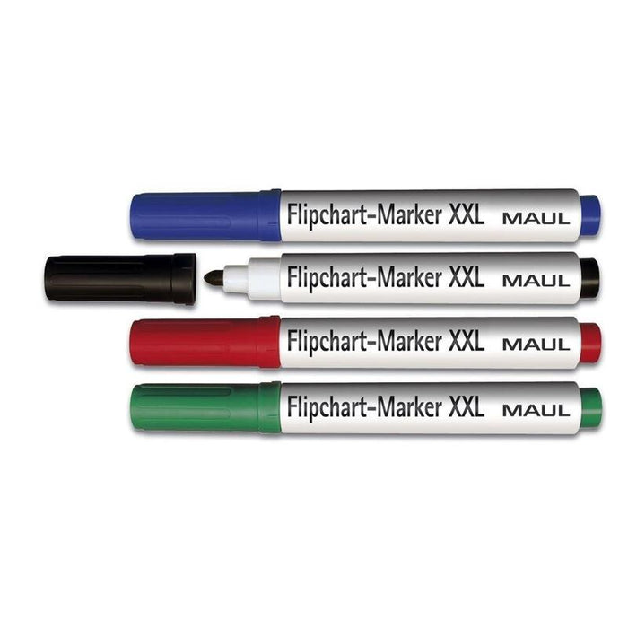 Maul Flipchartmarker Punta Redonda 2,5-3,0mm 4er Set