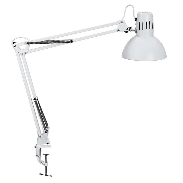 Maul Lampara Escritorio Maulstudy  Lampara Led Con Soporte Ajustable Con Brazo Articulado Para Escritorio  Elegante Lampara De Mesa Metálica Led  Fuente De Luz Led Incluida  Blanco