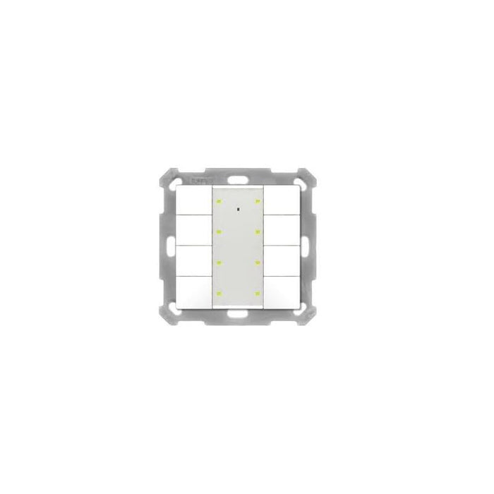 Mdt Be-Ta55p6.G2 Knx Pulsador Plus 55 6-Vías Blanco Puro Brillante