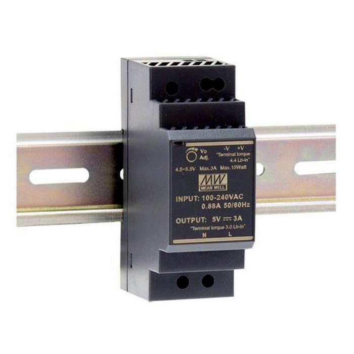 Mean Well Hdr-30-12 Fuente Alimentación Conmutada Para Carril Din 24w 12vdc 2a