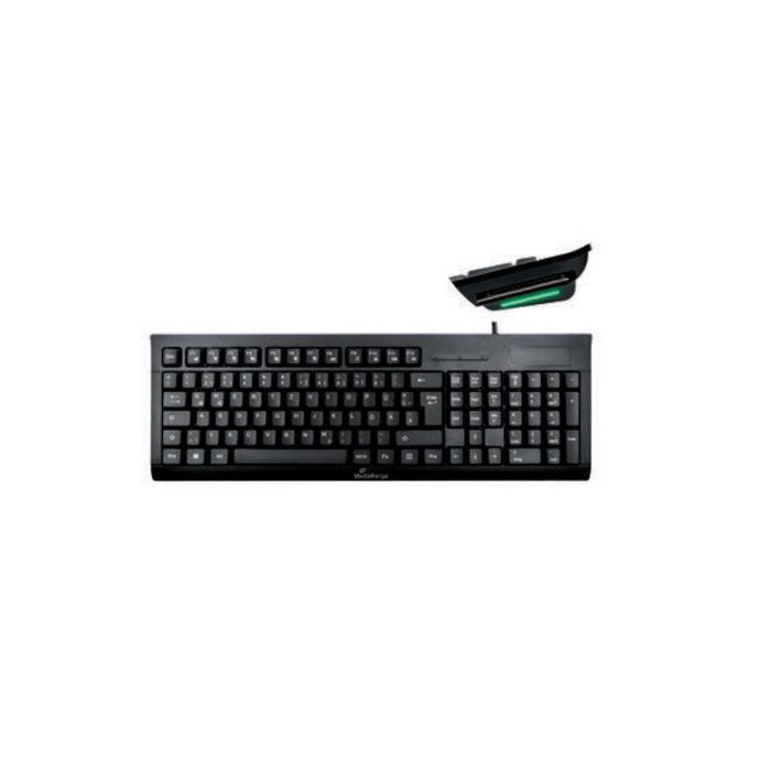 Mediarange Teclado Usb 2.0 Con Chip-Karten Terminal Negro