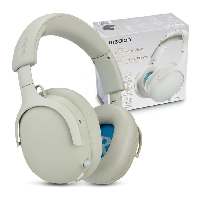 Medion Life Hx-1 Plus Over Ear-Auriculares Blanco