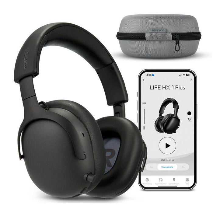 Medion Life Hx-1 Plus Over Ear-Auriculares Negro