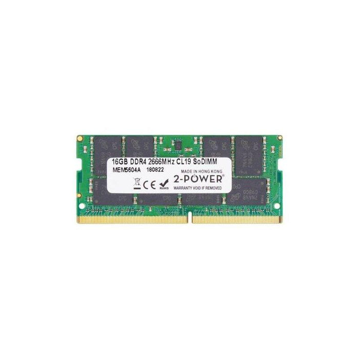 Memoria 2-Power Sodimm 16gb Ddr4 2666mhz Cl19 Sodimm 2p-01ag856