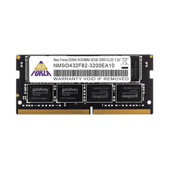 Memoria  32 Gb Ddr4-Ram So-Dimm Pc3200 Neo Forza Cl22 1x32gb