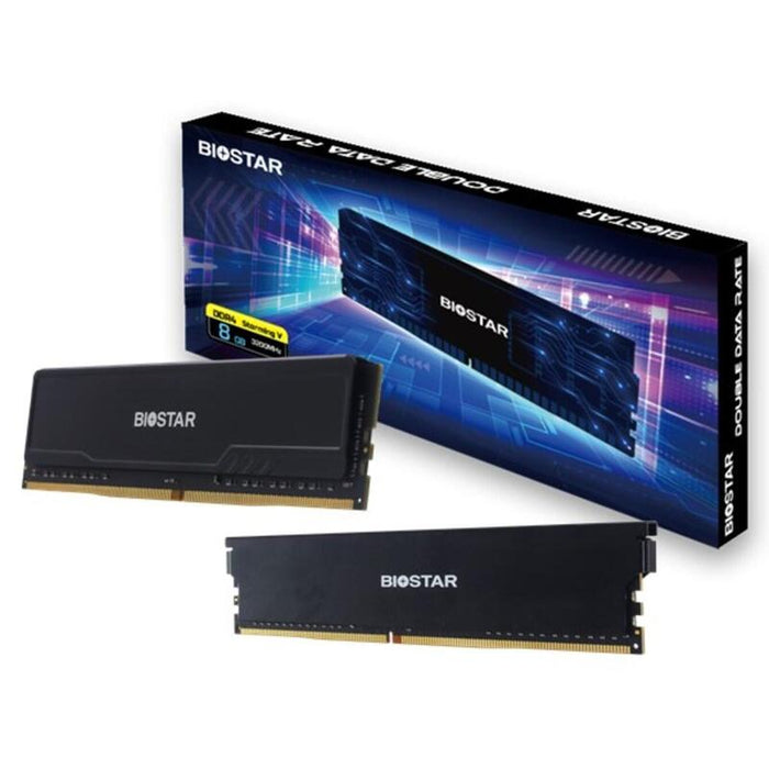 Memoria Biostar Ddr4 Storming V De 8 Gb, 1 X 8 Gb, 3200 Mhz (Dx32nu4h08)