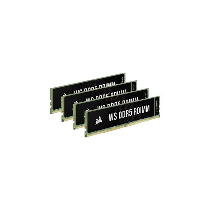 Memoria  Corsair 128 Gb Ddr5-5600 Ecc (4x 32 Gb) Kit Cuádruple, Ram Negro, Cma128gx5m4b5600c40, Ws, Intel Xmp Cma128gx5m4b5600c40