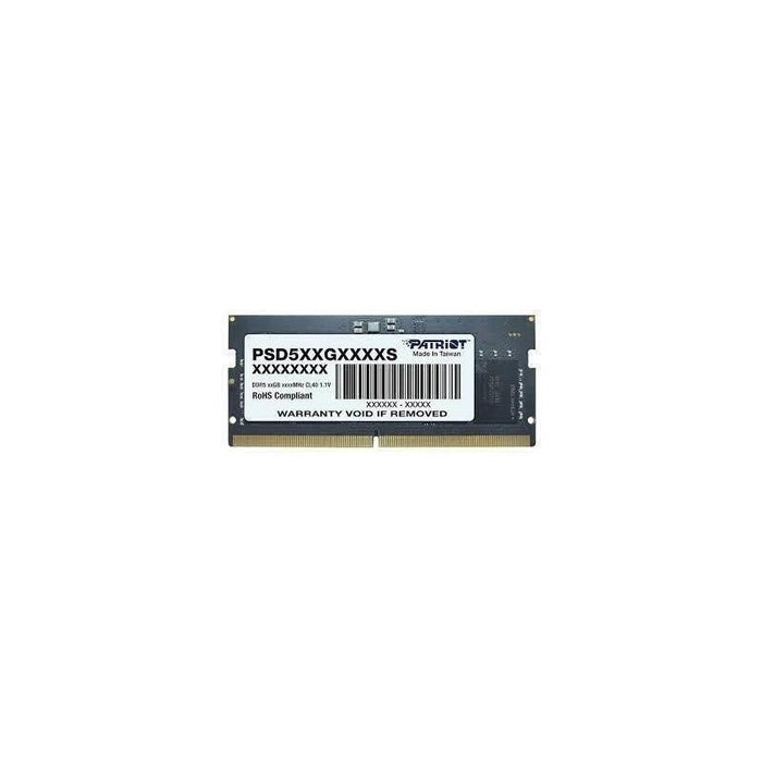 Memoria Patriot Ddr5  So-Dimm 16gb 5600mhz 1 Rank Bulk 7d5956cc80k00200pt