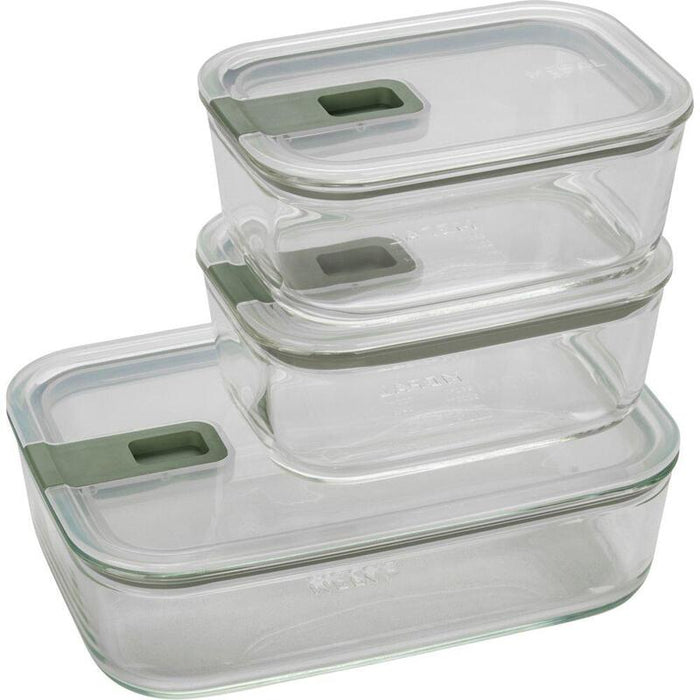 Mepal Easy Clip Frischhaltedose 3-Tlg, Nordic Sage