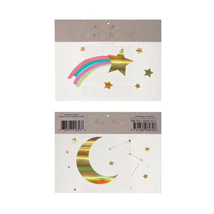 Meri Meri - Rainbow Shoo Ting Star Tattoos