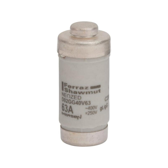 Mersen 01701.063000 D02 63a Gg 400v Neozed Sicherungseinsatz Kupfer