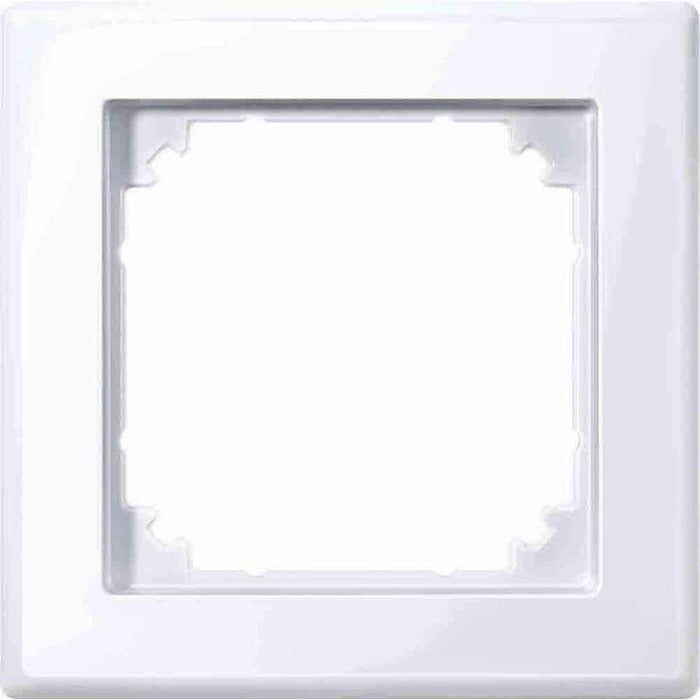 Merten 1-Vías Tomas De Corriente Marco Blanco 8.1 X 8.1 Cm
